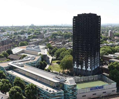 Grenfell tower wreck