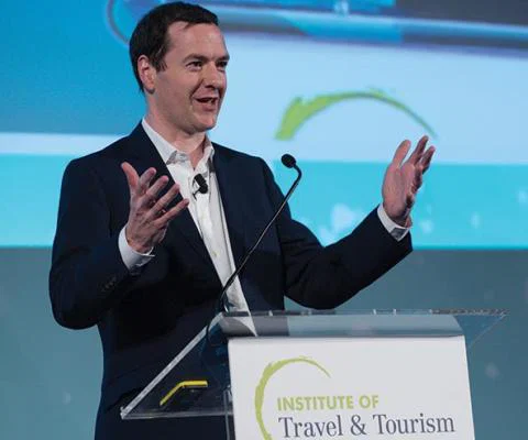 George Osborne speaking at the ITT conference 2017