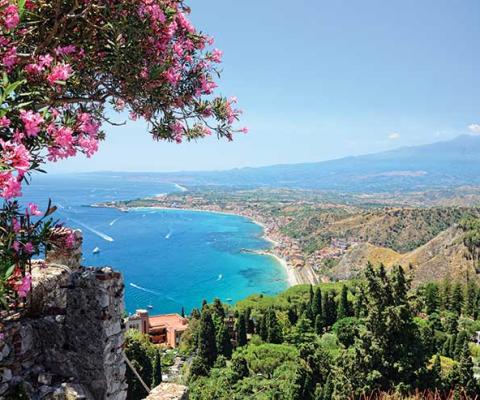 Sicilian coastline