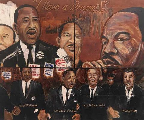 Civil rights mural, Georgia