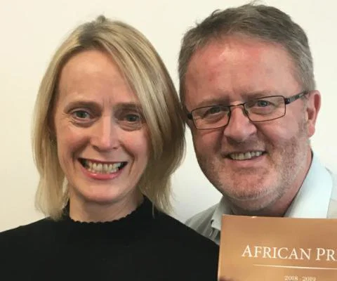 Liz Hall and David Holland African Pride