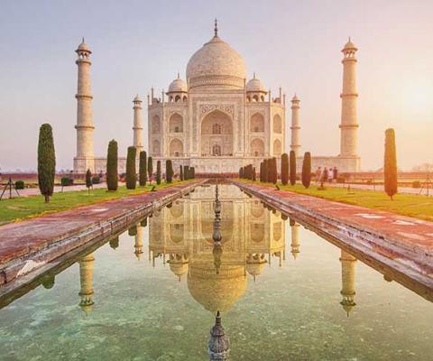 Taj Mahal at dawn
