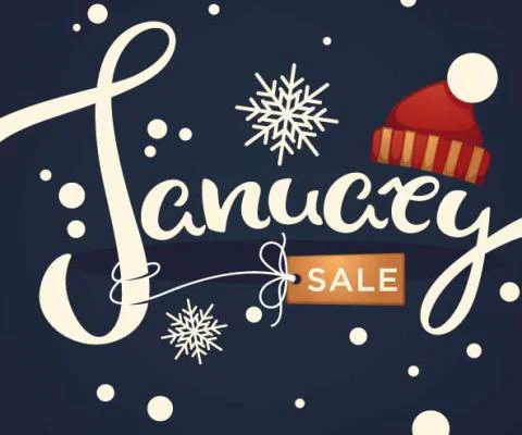 January sales graphic