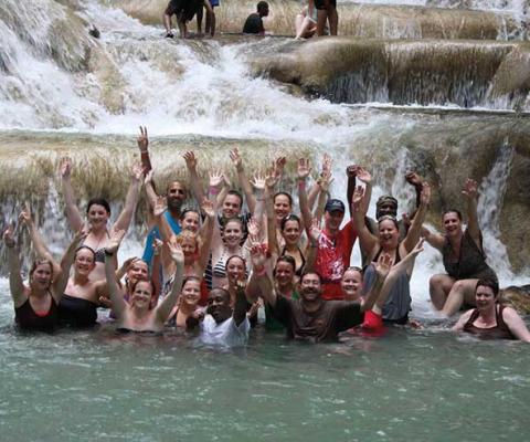 Jamaica Fam trip Dunns River Falls