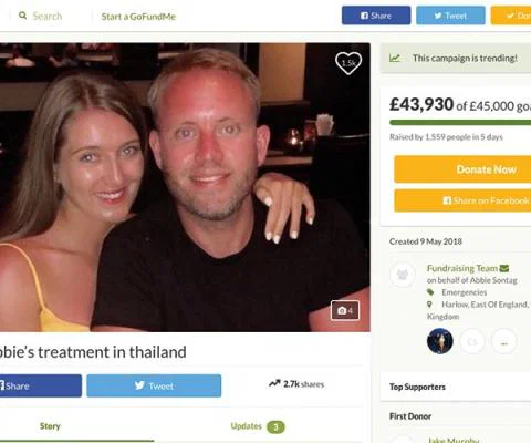 Thailand gofundme page