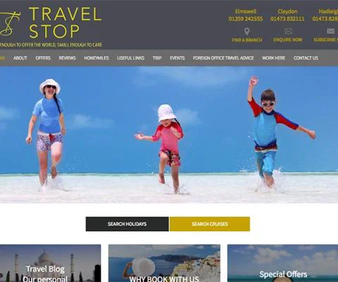 Travel Stop website