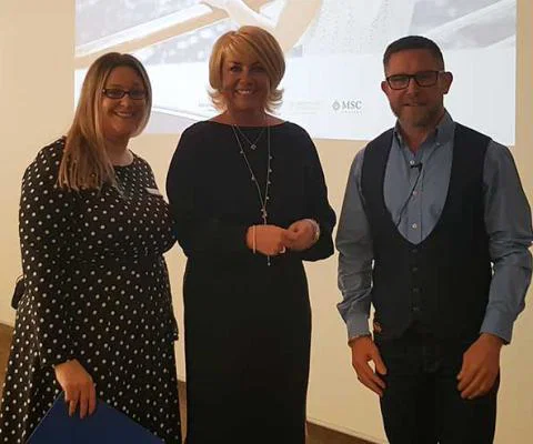 Claire John Paula Advantage Cruise Conference 19