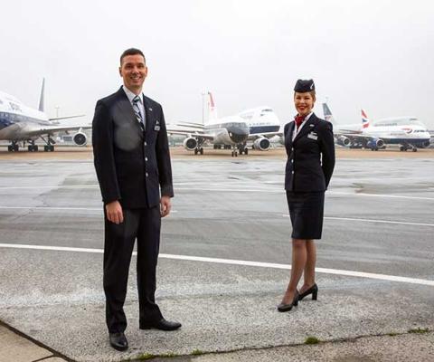 British Airways branding and livery April 2019