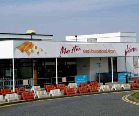 Manston airport has a small passenger terminal