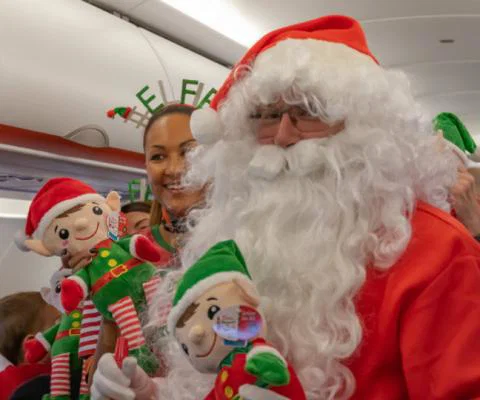 London Southend airport's Santa Flight 2018