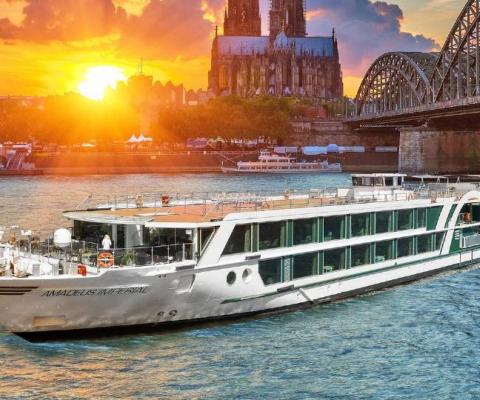 Sister ship Amadeus Imperial (pictured) will launch in April 2020