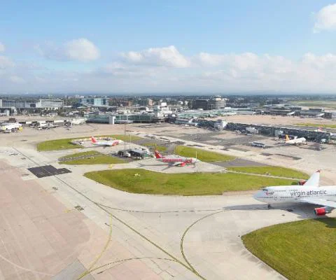 Manchester airport is temporarily closing Terminals Two and Three (Credit: Hufton and Crow)