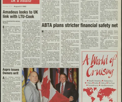 Travel Trade Gazette 6 August 1992