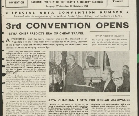 Travel Trade Gazette ABTA Special 21 October 1953