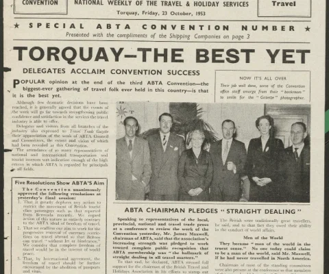 Travel Trade Gazette ABTA Special 23 October 1953