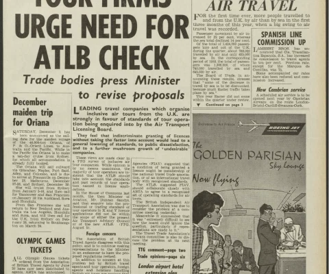 Travel Trade Gazette 12 August 1960