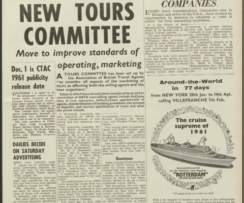 Travel Trade Gazette 19 August 1960