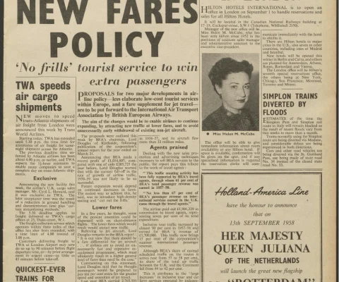 Travel Trade Gazette 29 August 1958