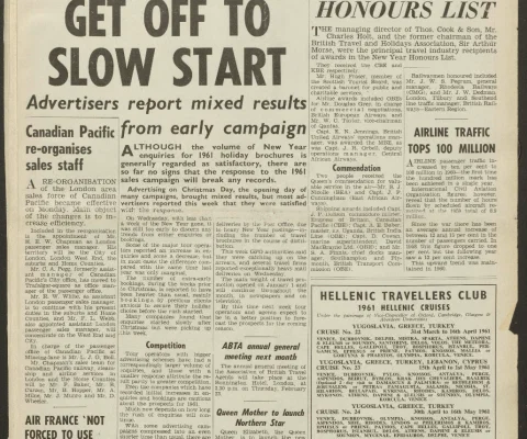 Travel Trade Gazette 6 January 1961