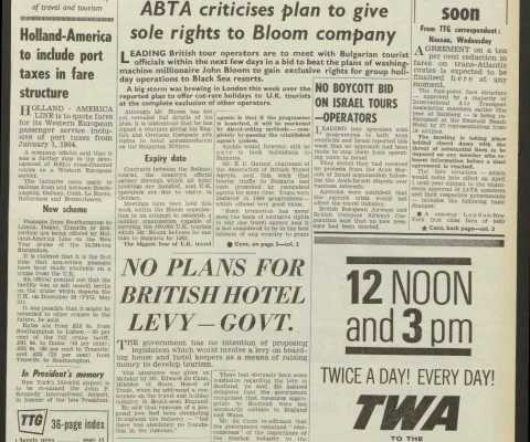 Travel Trade Gazette 13 December 1963