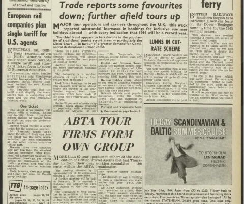 Travel Trade Gazette 14 Feburary 1964