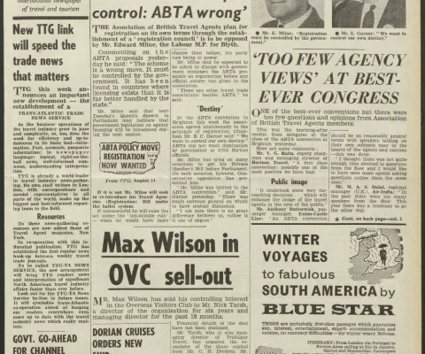 Travel Trade Gazette ABTA Special 30 October 1964