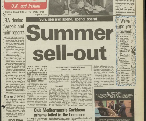 Travel Trade Gazette 7 August 1981