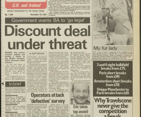Travel Trade Gazette 18 December 1981