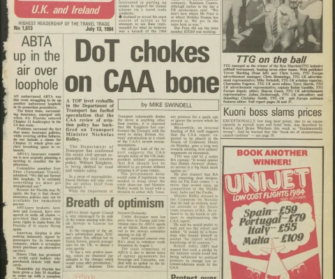 Travel Trade Gazette 13 July 1984