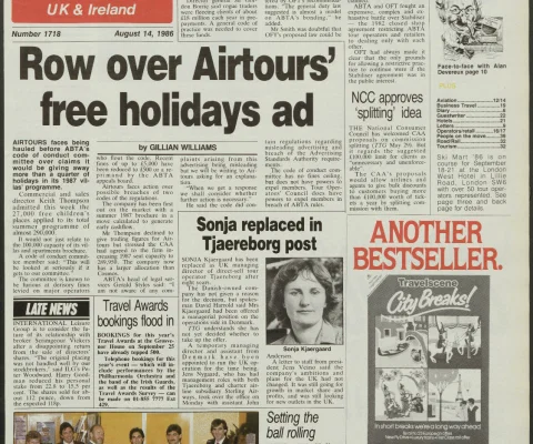 Travel Trade Gazette 14 August 1986