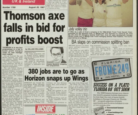 Travel Trade Gazette 20 August 1987