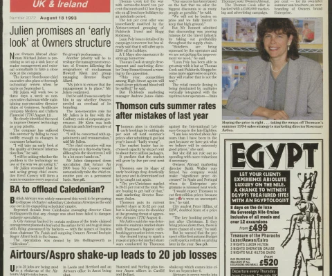 Travel Trade Gazette 18 August 1993