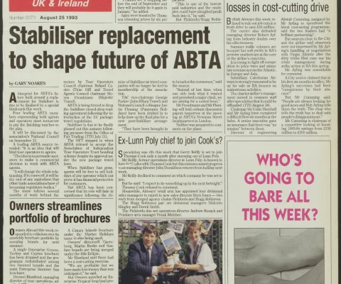 Travel Trade Gazette 25 August 1993