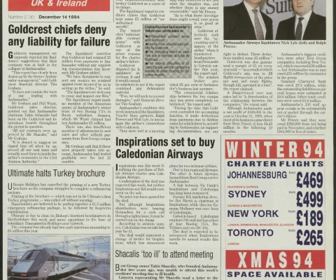 Travel Trade Gazette 14 December 1994