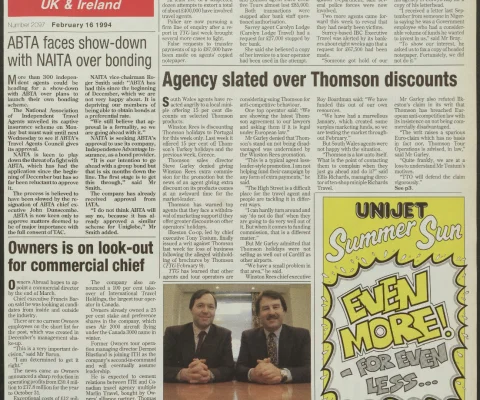 Travel Trade Gazette 16 February 1994