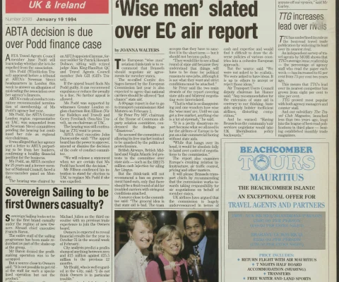 Travel Trade Gazette 19 January 1994