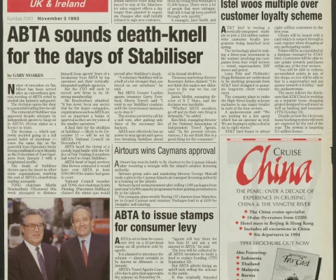 Travel Trade Gazette 3 November 1993