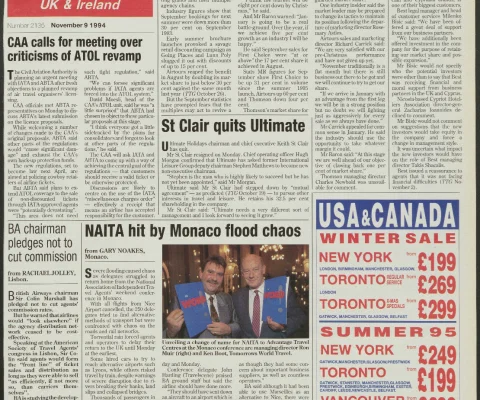 Travel Trade Gazette 9 November 1994