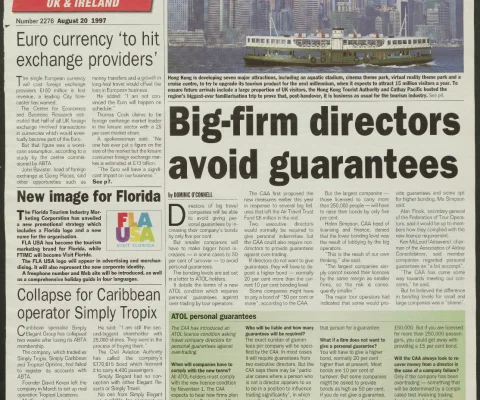 Travel Trade Gazette 20 August 1997