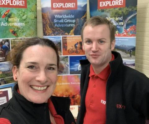 Explore's Philippa Baines and Nick Hindle will be on hand to assist (Credit: explore.co.uk/travel-agents/bdm)
