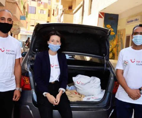 Tui Care Foundation has been helping disadvantaged families in destinations such as Egypt