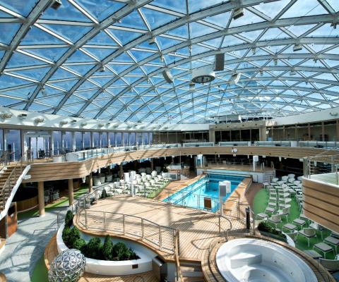 The SkyDome onboard Iona