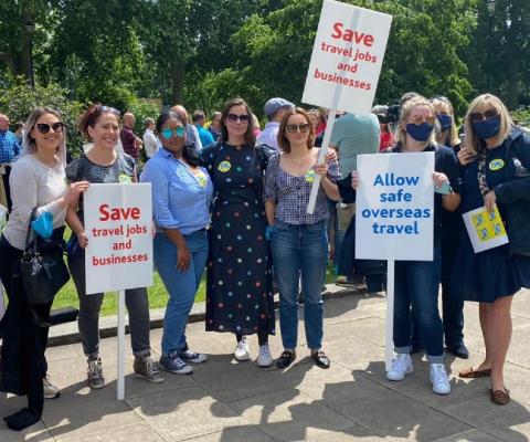 Hundreds turned out at Westminster to lobby government for support