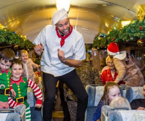Polar Express trips feature a range of festive entertainment for families