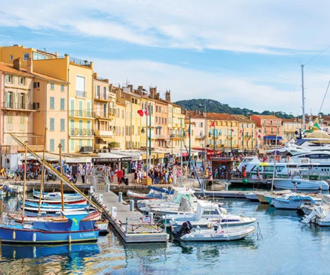 The resort villages of La Mole and Grimaud were among those affected