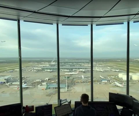 British Airways Virgin Atlantic Heathrow 8 November 2021 (Credit: Nats / YouTube)