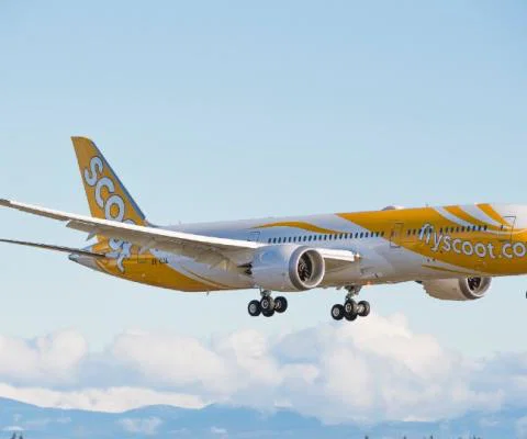 Scoot will use Boeing 787 Dreamliners on the new Gatwick-Bangkok-Singapore route