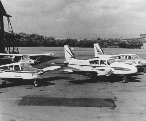Loganair aircraft in 1962