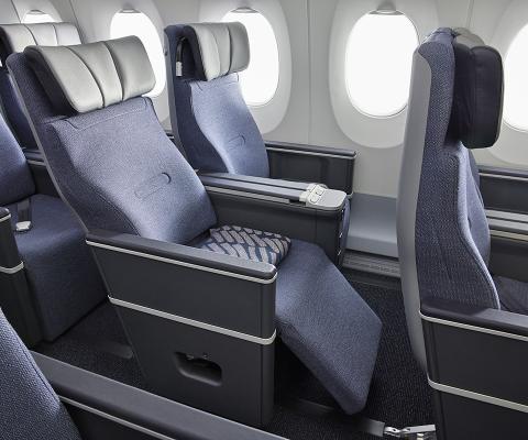 Finnair's new premium economy seat