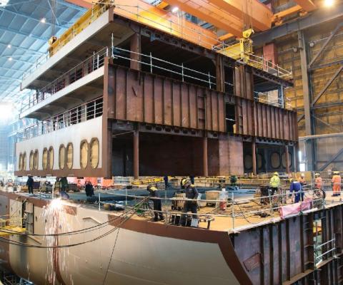 Swan Hellenic's SH Diana is under construction in Helsinki